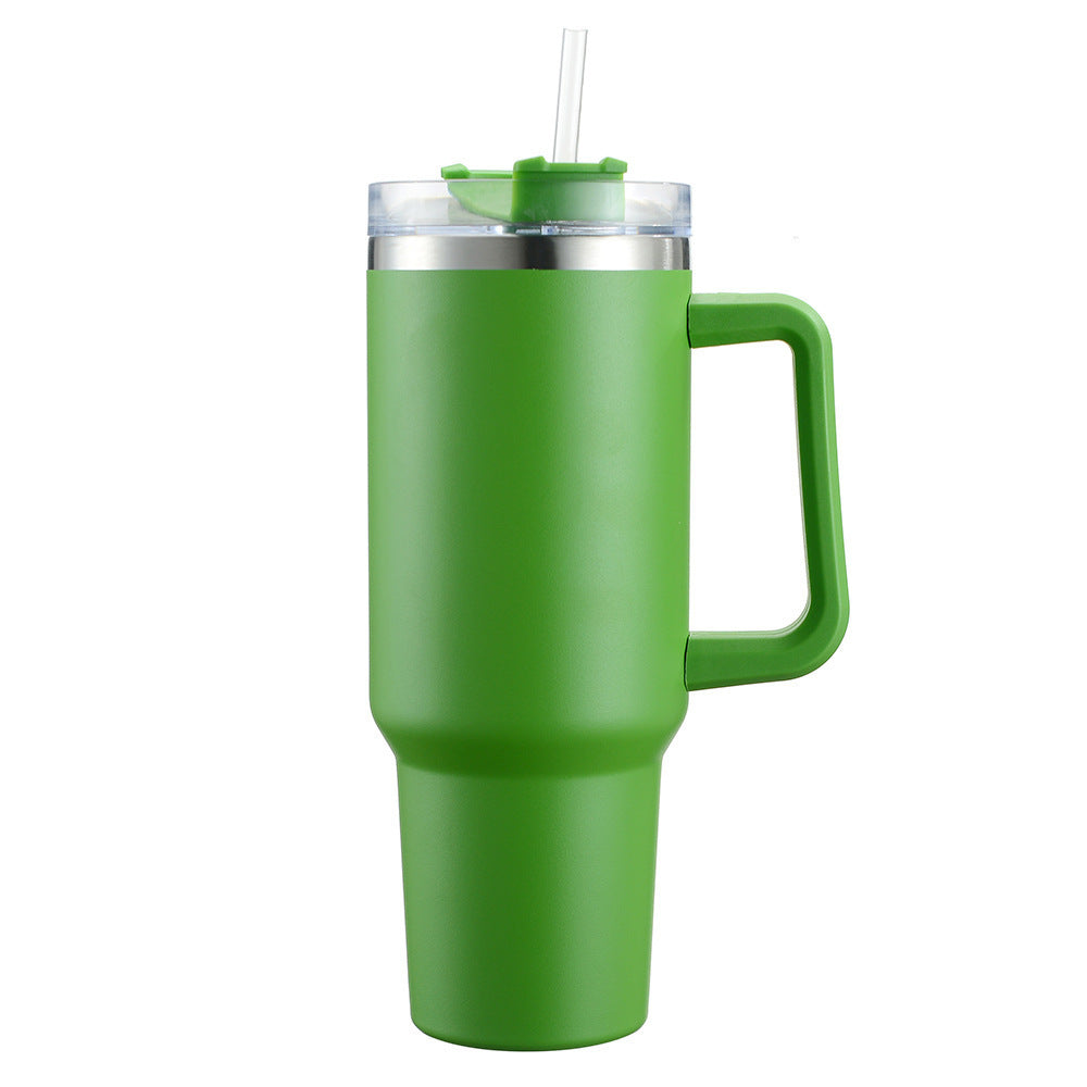 Wholesale 304 stainless steel 40oz ice cup double layer vacuum spray car cup creative outdoor handle cup